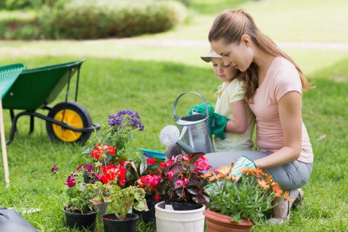 Encrypted Landscaping Gunnersbury payment process showing secure transaction handling